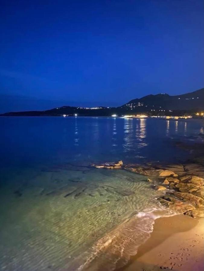 Hotel De La Plage Santa Vittoria Algajola  Buitenkant foto