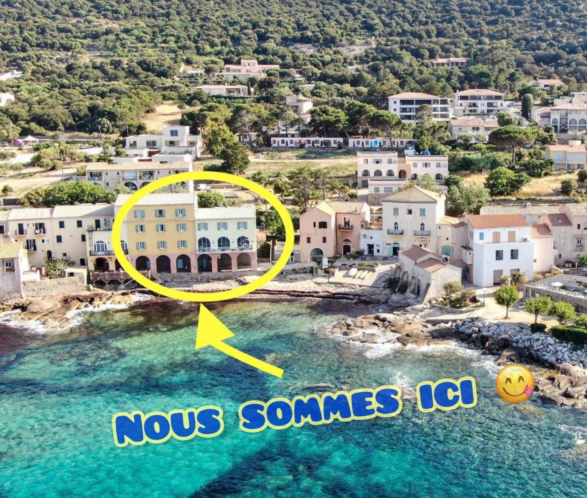 Hotel De La Plage Santa Vittoria Algajola  Buitenkant foto