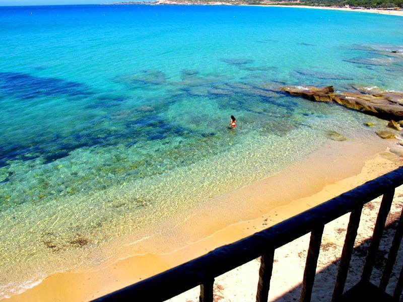 Hotel De La Plage Santa Vittoria Algajola  Buitenkant foto