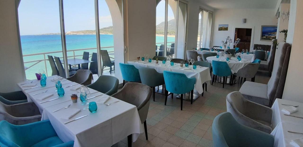 Hotel De La Plage Santa Vittoria Algajola  Buitenkant foto