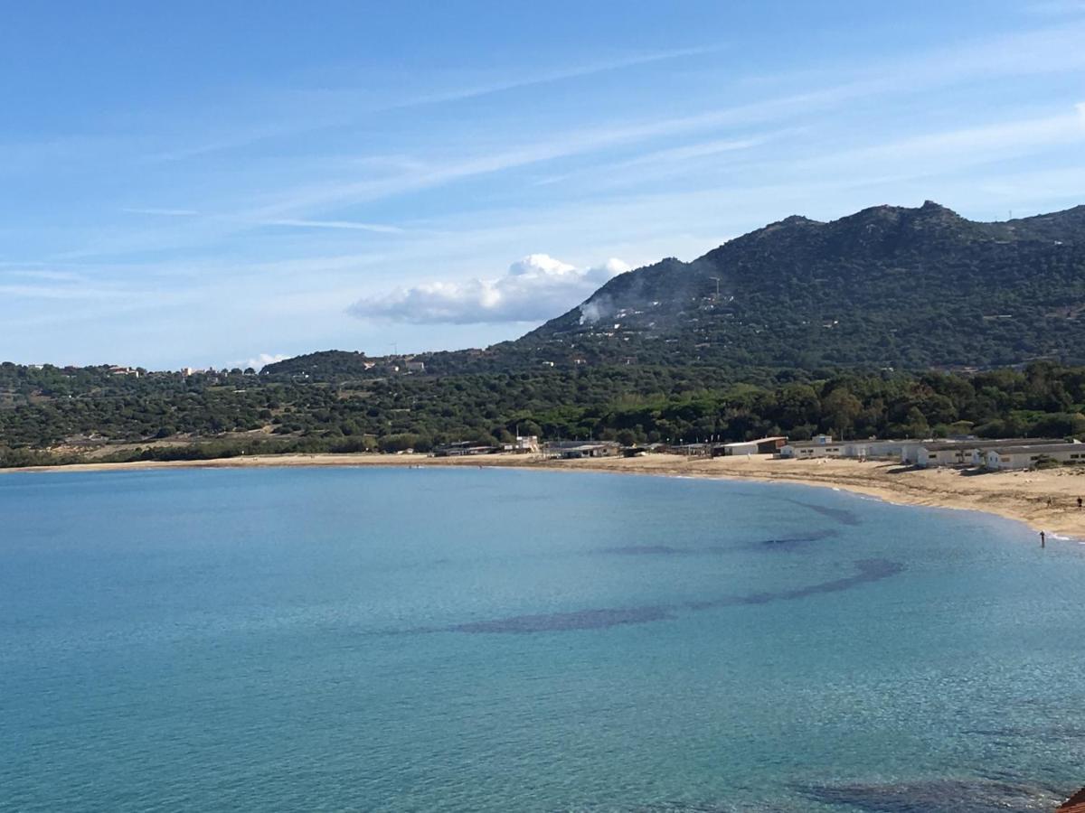 Hotel De La Plage Santa Vittoria Algajola  Buitenkant foto